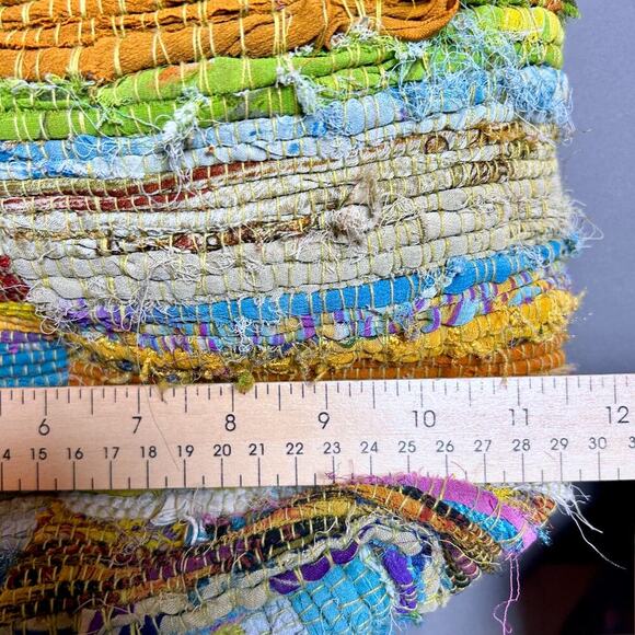 Nepalese 90's Handmade Hippie Festival Boho Sling Crossbody bag Vibrant - Picture 8 of 9